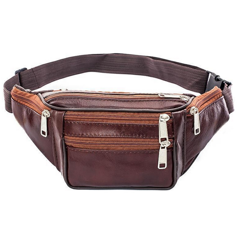 Leather Men Waist Chest Bag Th - Leatherwork Belt review and price