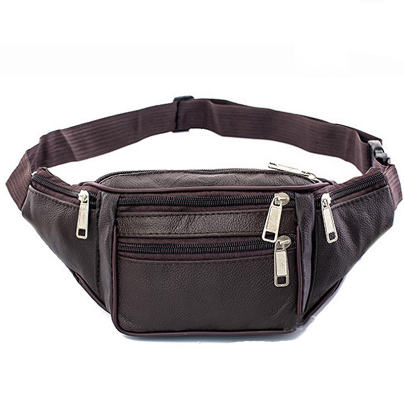 Leather Men Waist Chest Bag Th - Leatherwork Belt review and price